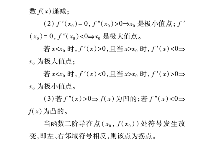 2022年贵州专升本高数必备公式：一元函数微分学(图11)